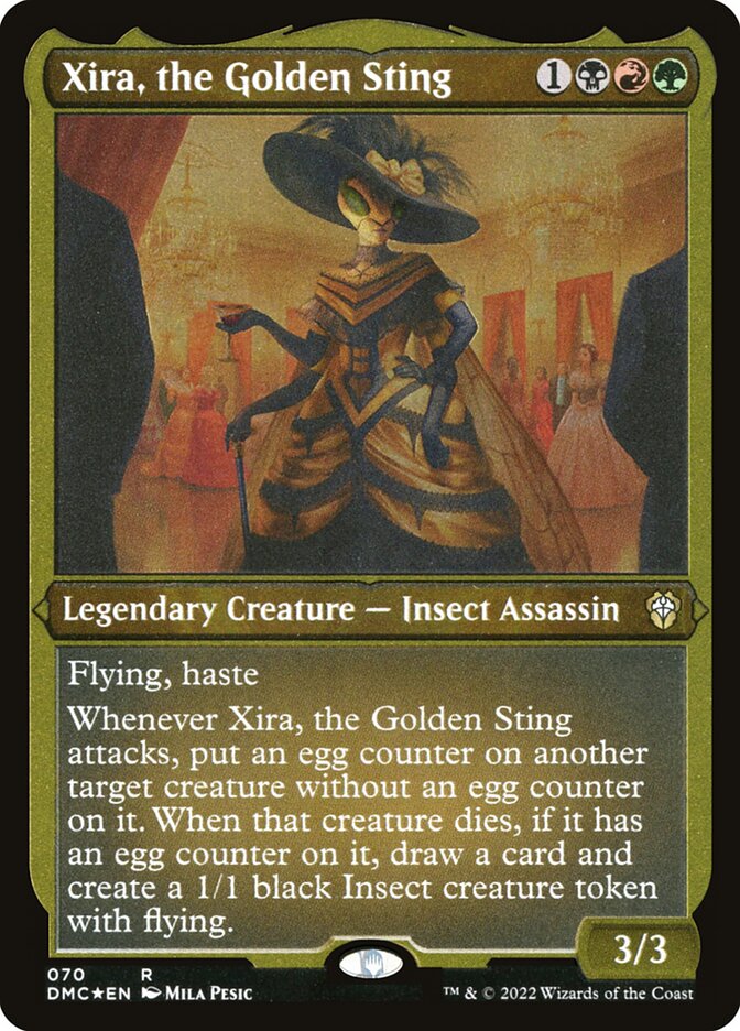 Xira, the Golden Sting, Dominaria United Commander Card Art
