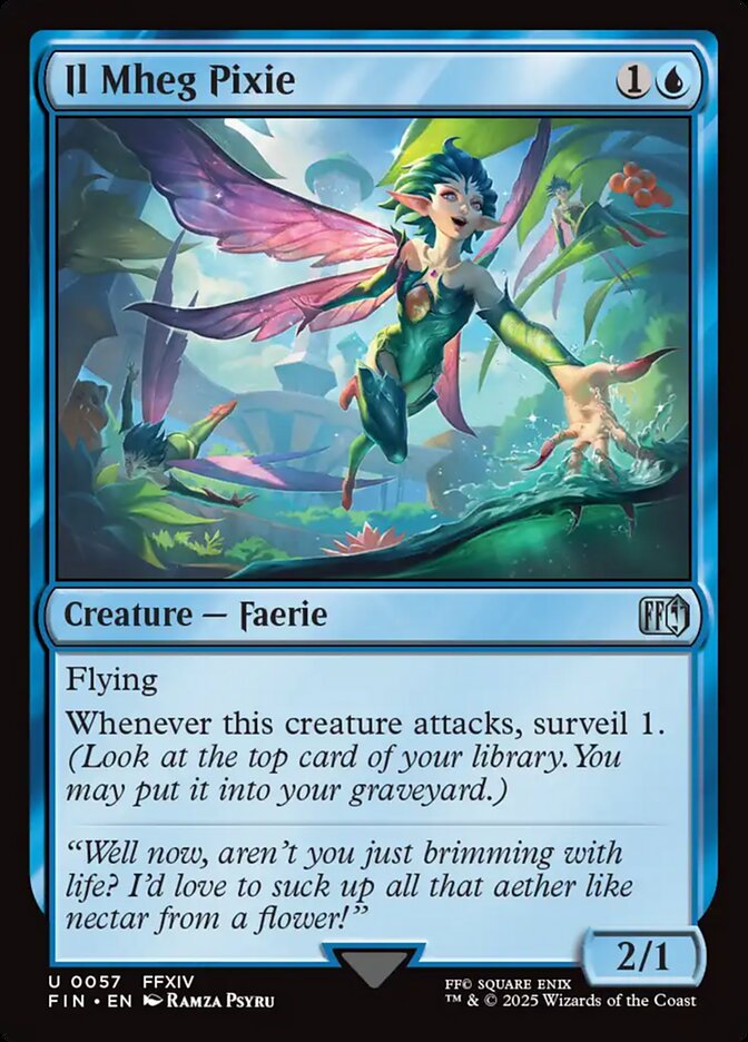 Il Mheg Pixie, Final fantasy Card Art