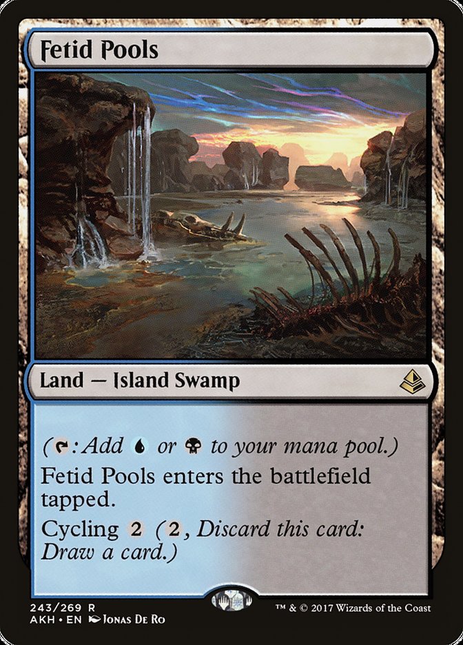 Fetid Pools, Amonkhet Card Art