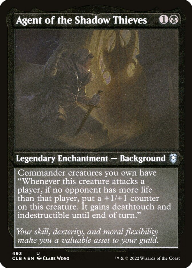 Agent of the Shadow Thieves, Commander legends: battle for baldur's gate Card Art
