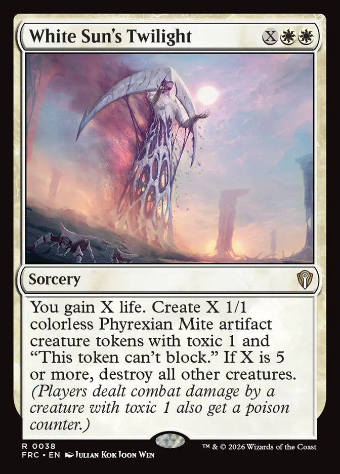 White Sun's Twilight, Reality Fracture Commander Card Art