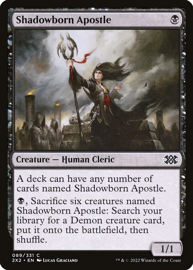 Shadowborn Apostle, Double masters 2022 Card Art