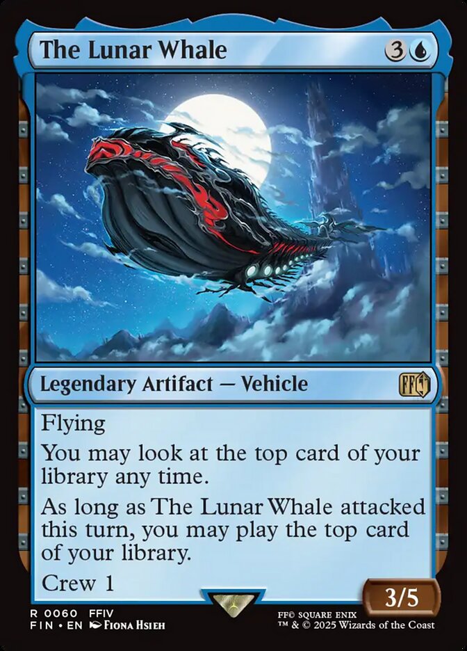 The Lunar Whale, Final fantasy Card Art