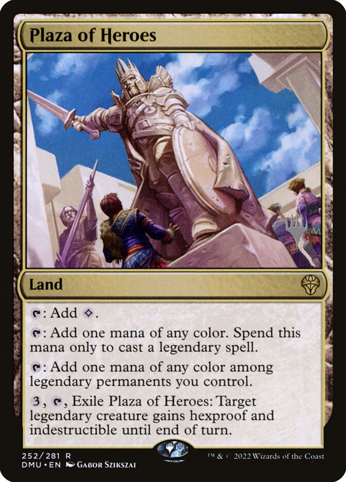 Plaza of Heroes, Dominaria United Promos Card Art