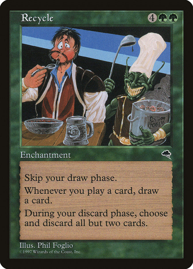 Recycle, Tempest Card Art