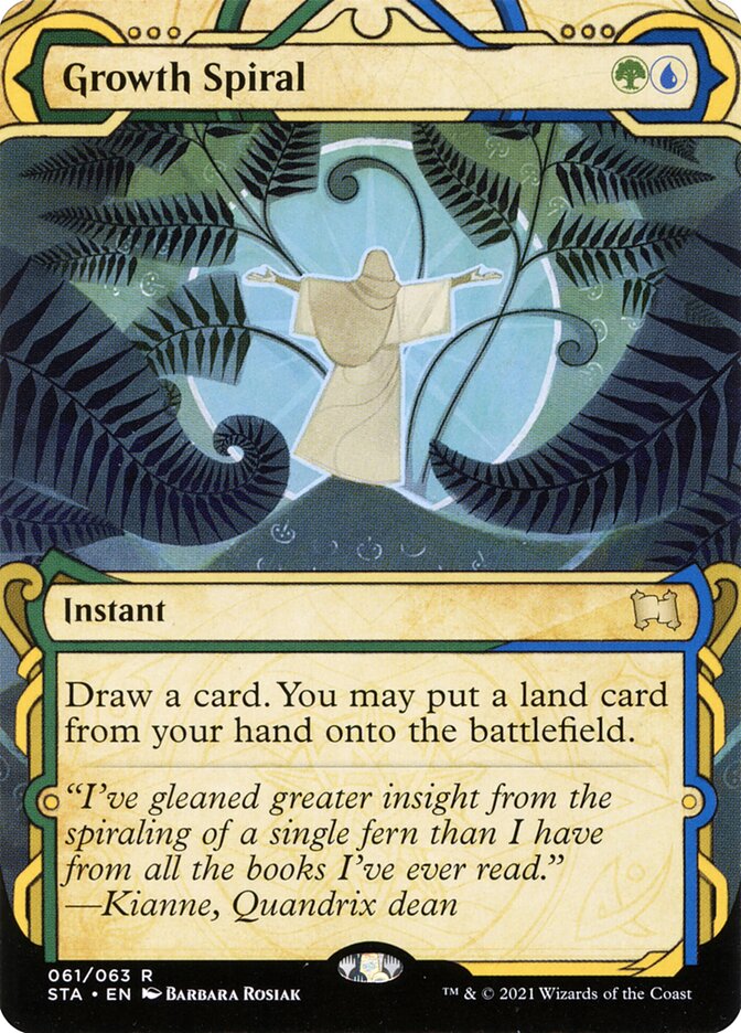 Growth Spiral - Etched Foil