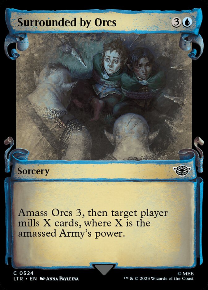 Surrounded by Orcs, The lord of the rings: tales of middle-earth Card Art