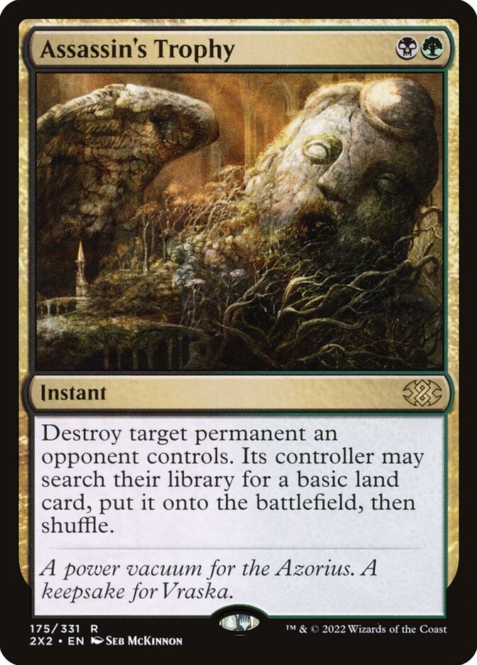 Assassin's Trophy, Double Masters 2022 Card Art