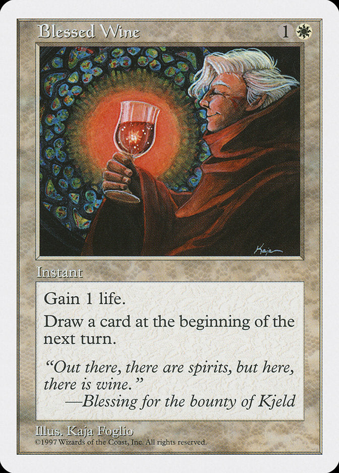 Blessed Wine, Fifth edition Card Art