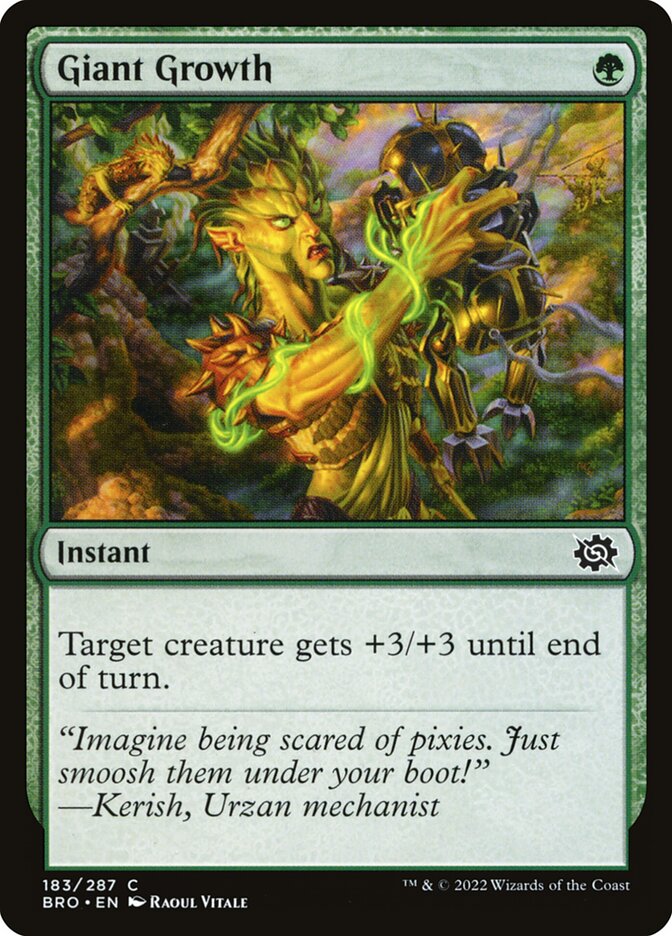 Giant Growth, The brothers' war Card Art
