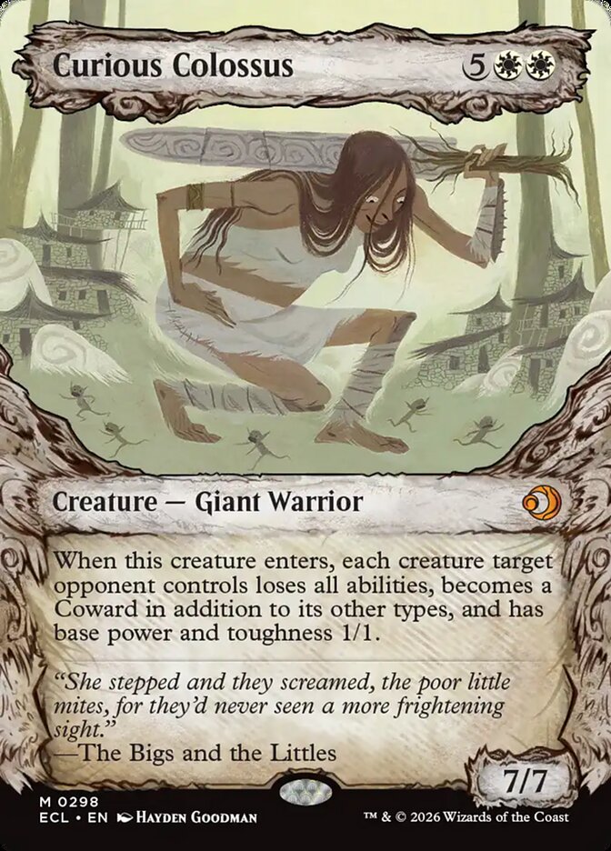 Curious Colossus, Lorwyn Eclipsed Card Art