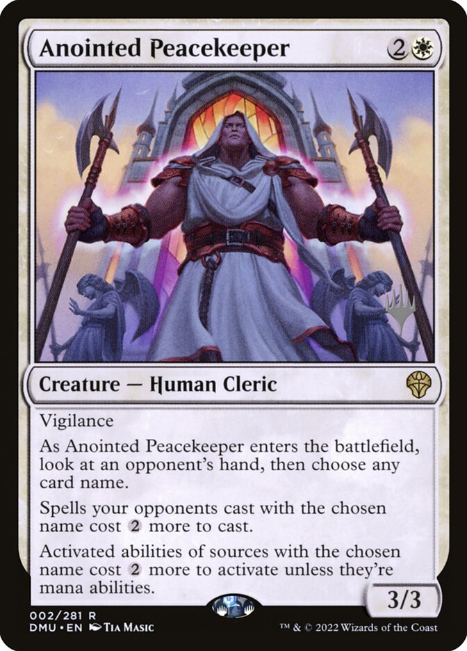 Anointed Peacekeeper, Dominaria United Promos Card Art