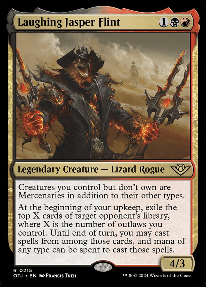 Laughing Jasper Flint, Outlaws of thunder junction Card Art