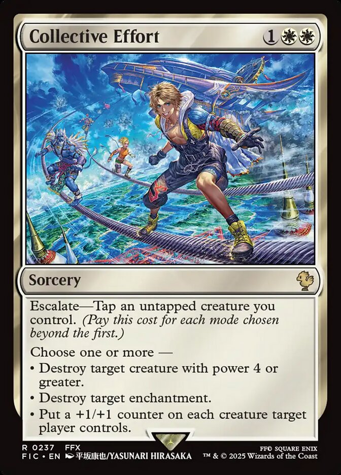 Collective Effort, Final fantasy commander Card Art