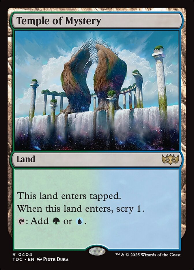 Temple of Mystery, Tarkir: Dragonstorm Commander Card Art