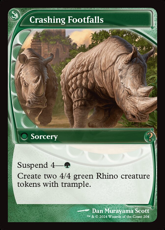Crashing Footfalls, Mystery Booster 2 Card Art