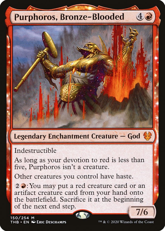 Purphoros, Bronze-Blooded, Theros Beyond Death Card Art