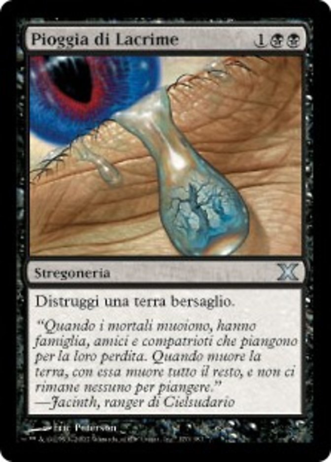 Rain of Tears, Tenth Edition Card Art