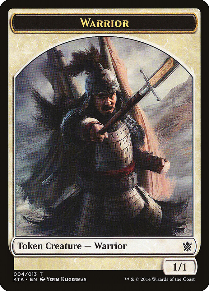 Warrior, Khans Of Tarkir Tokens Card Art