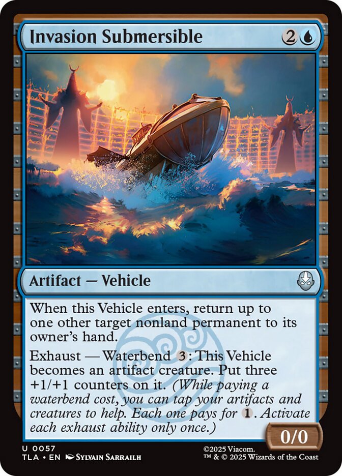 Invasion Submersible, Avatar: The Last Airbender Card Art