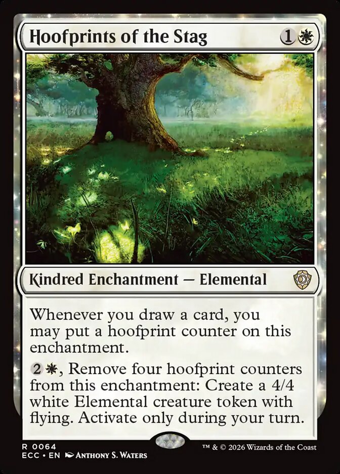 Hoofprints of the Stag, Lorwyn Eclipsed Commander Card Art