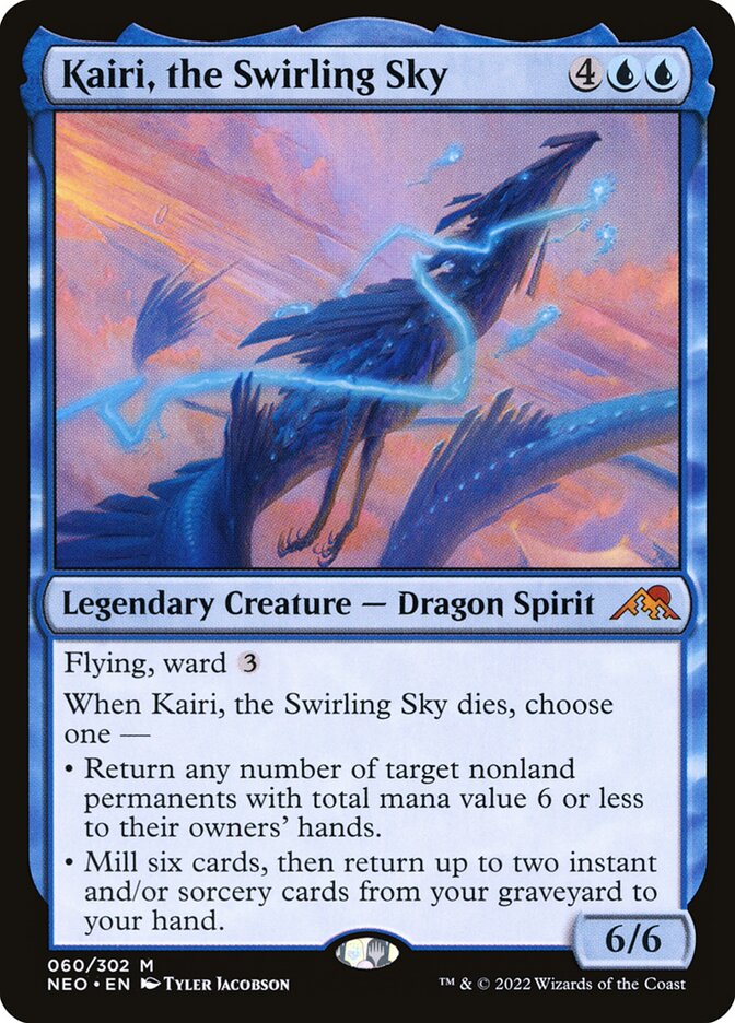 Kairi, the Swirling Sky, Kamigawa: neon dynasty Card Art