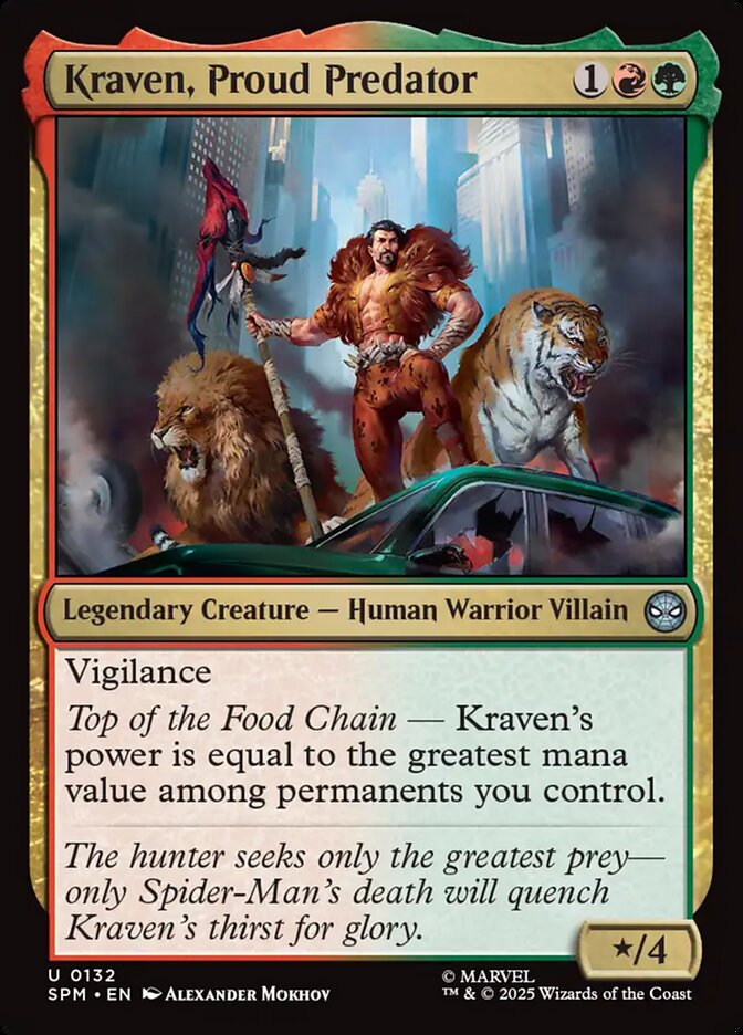 Kraven, Proud Predator, Marvel'S Spider-Man Card Art