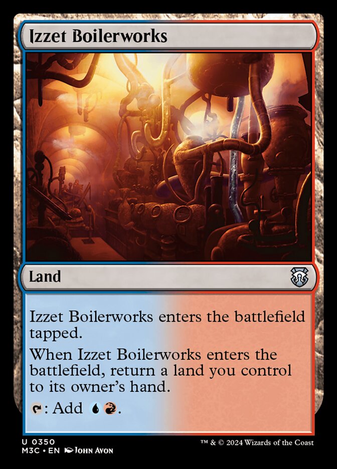 Izzet Boilerworks, Modern horizons 3 commander Card Art
