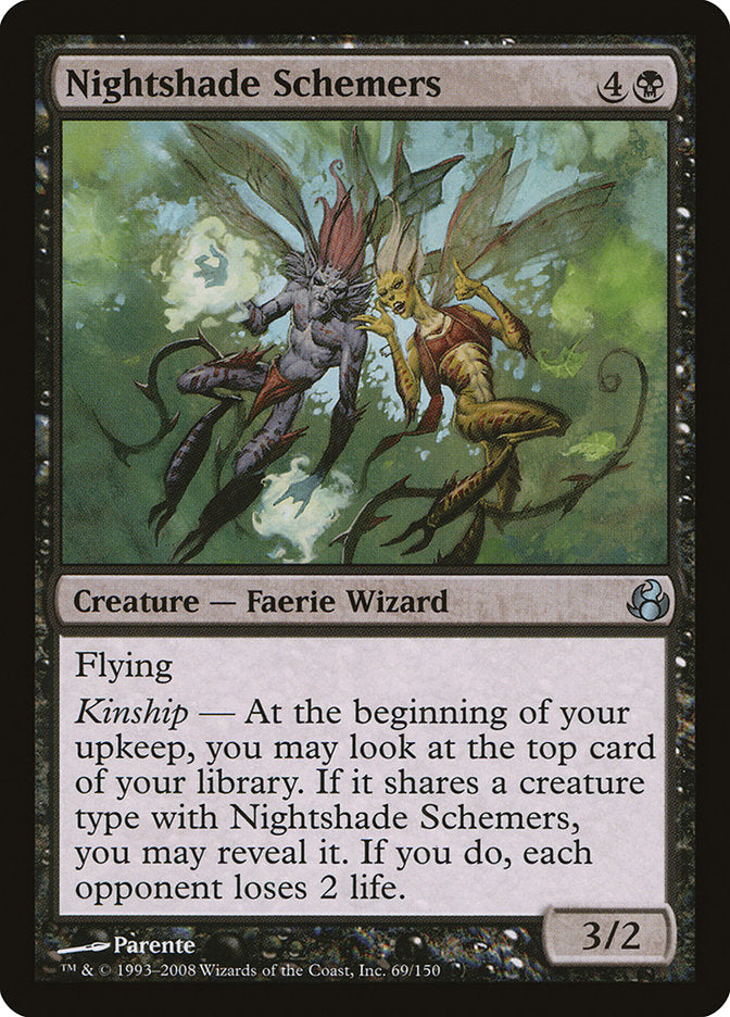 Nightshade Schemers, Morningtide Card Art
