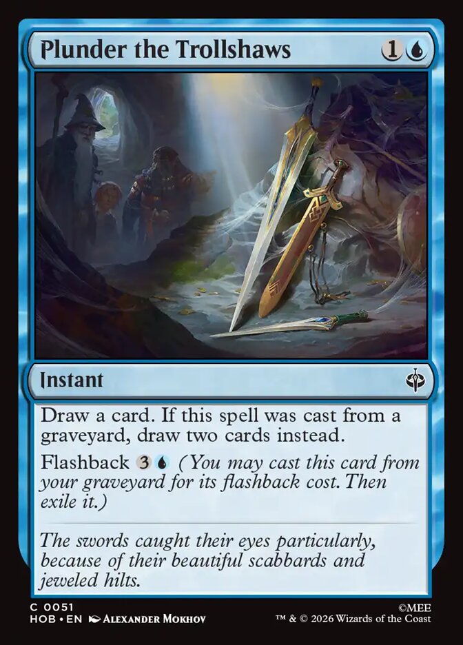 Plunder the Trollshaws, The Hobbit Card Art