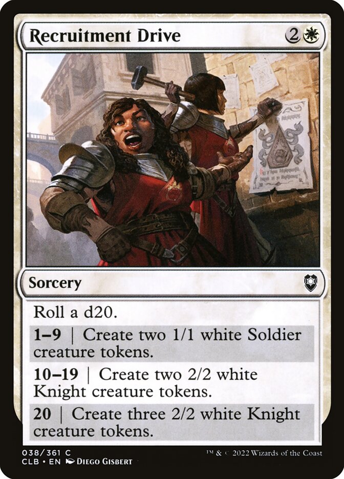 Recruitment Drive, Commander Legends: Battle For Baldur'S Gate Card Art