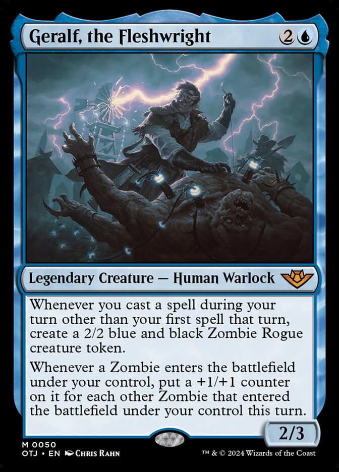 Geralf, the Fleshwright, Outlaws of thunder junction Card Art