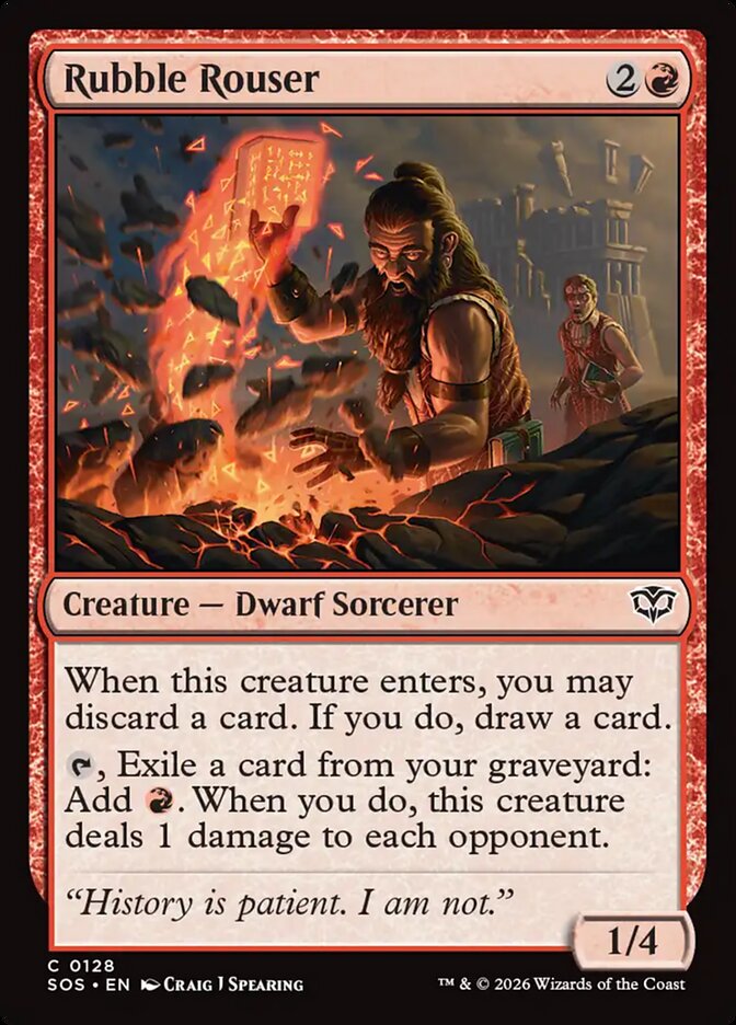 Rubble Rouser, Secrets Of Strixhaven Card Art