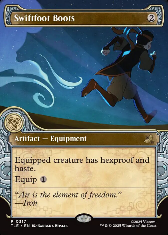 Swiftfoot Boots, Avatar: The Last Airbender Eternal Card Art