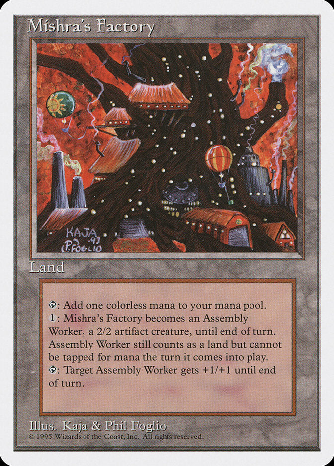 Mishra's Factory, Fourth edition Card Art