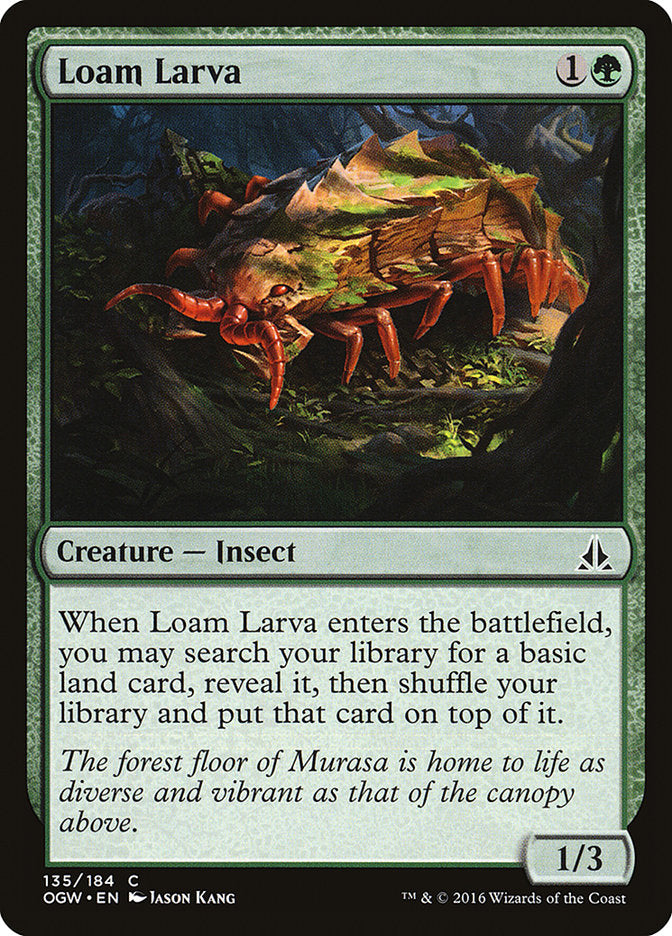 Loam Larva, Oath of the gatewatch Card Art