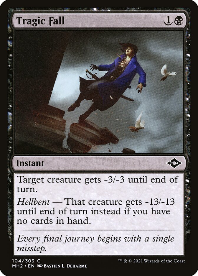 Tragic Fall, Modern horizons 2 Card Art