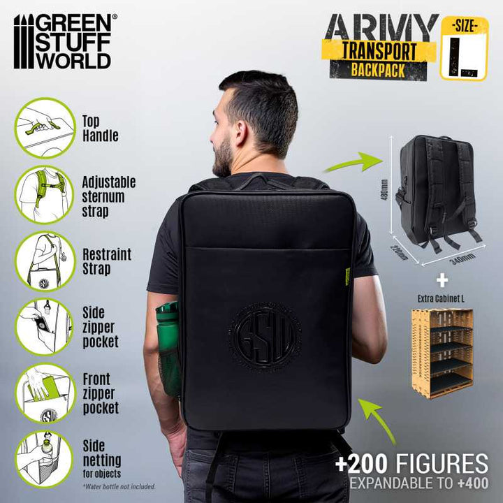 Green Stuff World - Army Transport Backpack - Large