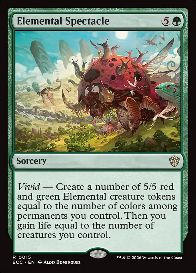 Elemental Spectacle, Lorwyn Eclipsed Commander Card Art