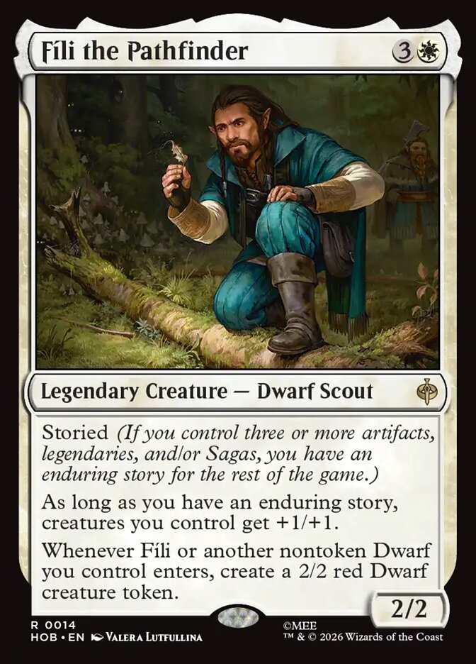 Fíli the Pathfinder, The Hobbit Card Art