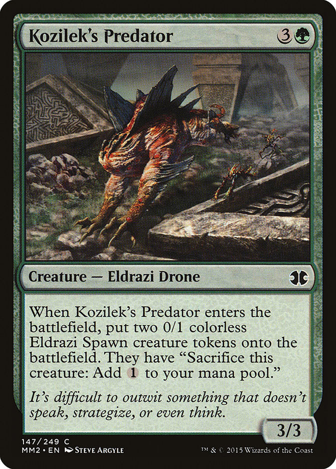 Kozilek's Predator, Modern Masters 2015 Card Art