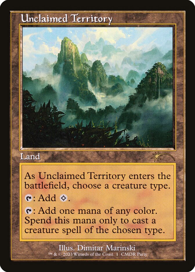 Unclaimed Territory, Wizards Play Network 2023 Card Art