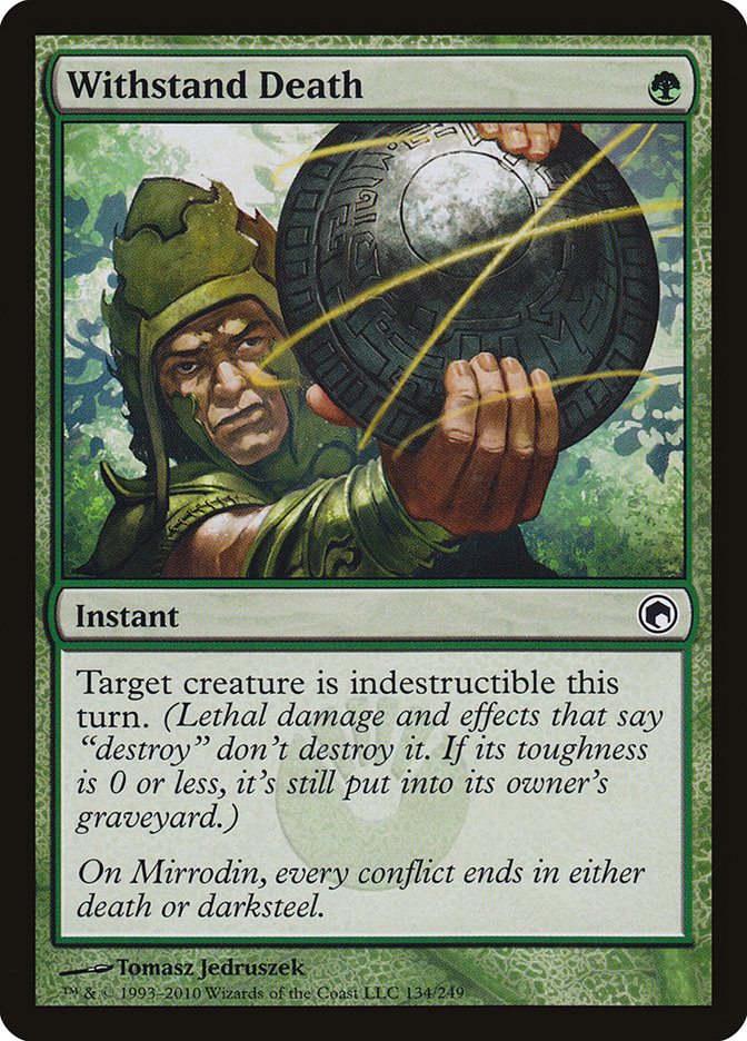 Withstand Death, Scars of mirrodin Card Art