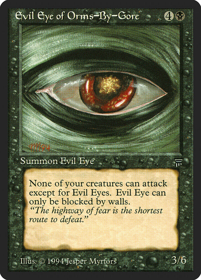 Evil Eye of Orms-by-Gore, Legends Card Art
