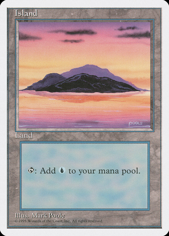 Island, Fourth Edition Card Art