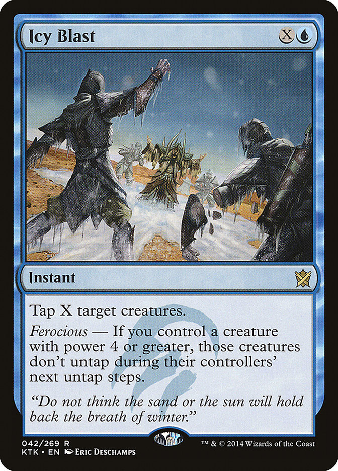 Icy Blast, Khans Of Tarkir Card Art