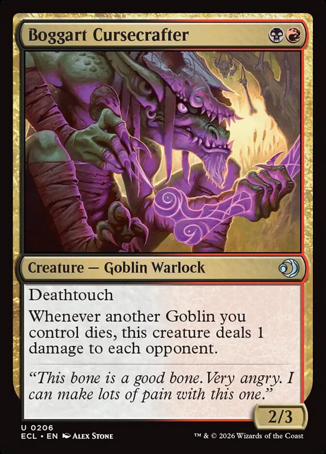 Boggart Cursecrafter, Lorwyn Eclipsed Card Art