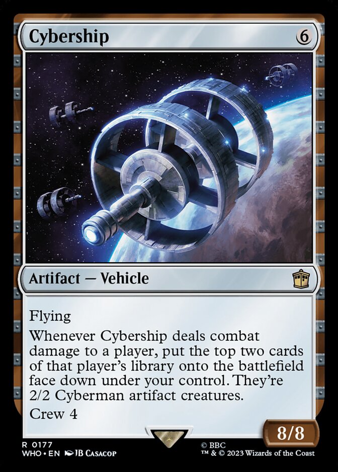 Cybership, Doctor Who Card Art