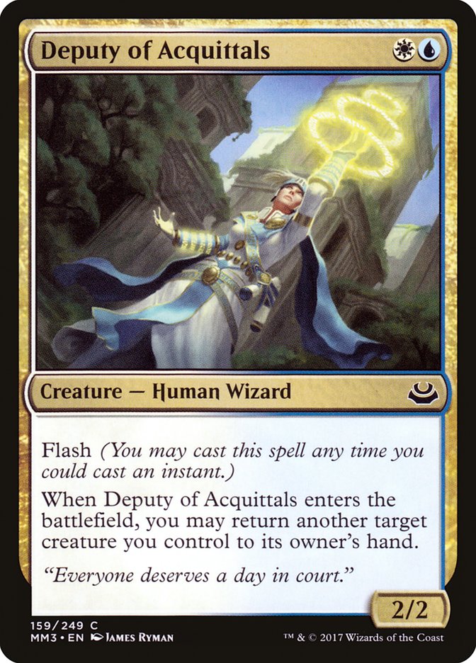 Deputy of Acquittals, Modern Masters 2017 Card Art
