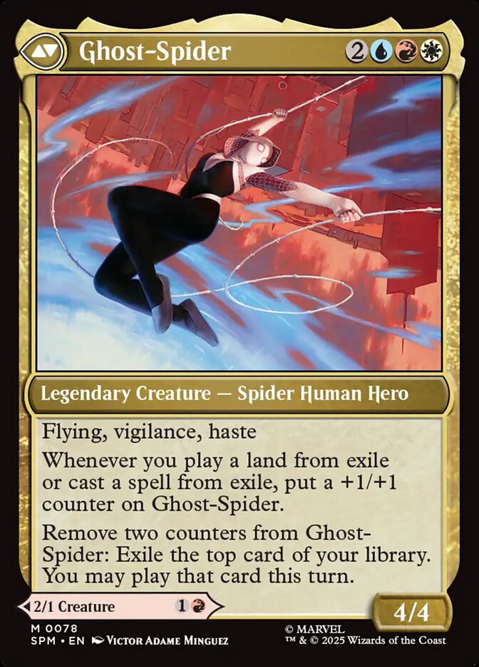 Gwen Stacy // Ghost-Spider, Marvel'S Spider-Man Card Art